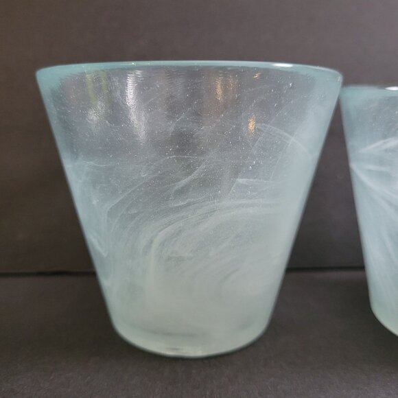 Ravenhead Ecoglass Set Of 4 Frosted Glass Tumblers With Swirl Design - Picture 2 of 7